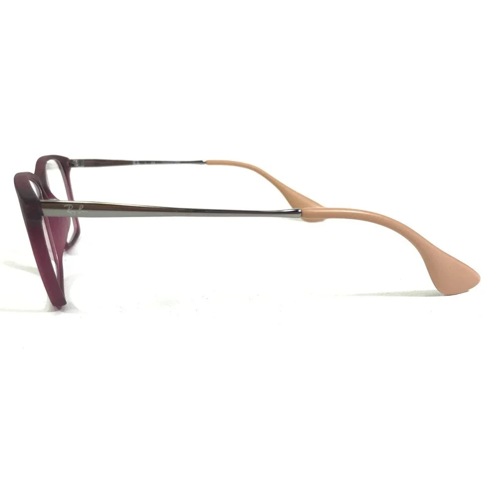 Ray-Ban Eyeglasses Frames RB7053F 5526 Purple Silver Rectangular 54-17-140